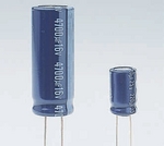 Electrolytic capacitor, 105 °C type WGR, radial, low impedance