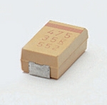 Low ESR tantalum capacitor, surge robust