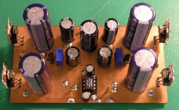 SDS headamp with SMD components - component side