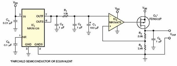 Ultra Low Noise Negative Discrete Voltage Regulator