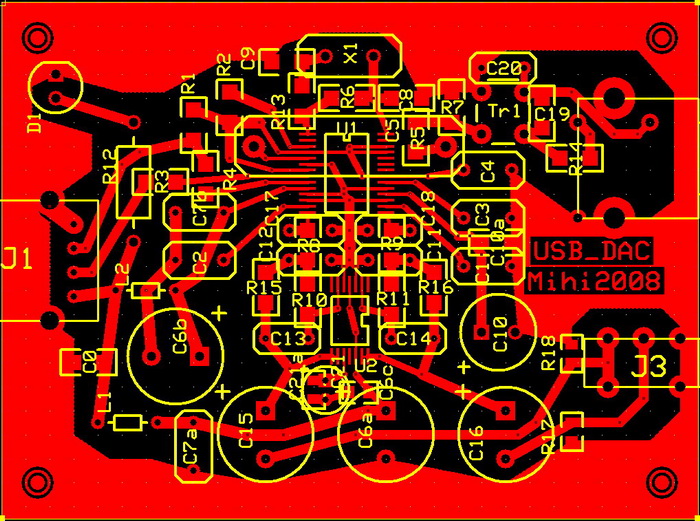 The PCB made with ExpressPCB